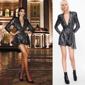 Zara metallic romper